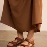The Walking Sandal in Cognac