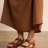 The Walking Sandal in Cognac