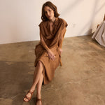 The Walking Sandal in Cognac