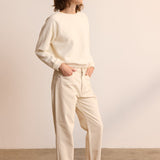 The Daily Sweatshirt in Natural White