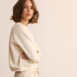 The Daily Sweatshirt in Natural White