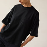 The Boxy Tee in Black