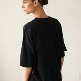 The Boxy Tee in Black