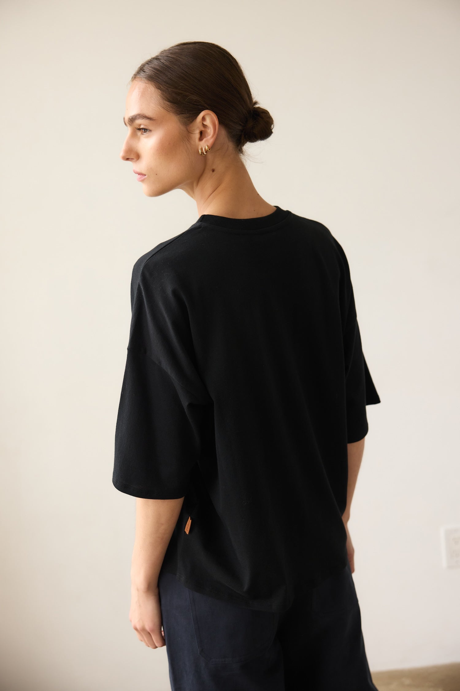 The Boxy Tee in Black
