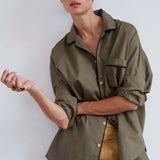 The PJ Shirt in Taupe