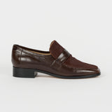 The Mod Loafer in Ponyhair Burgundy