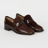 The Mod Loafer in Ponyhair Burgundy