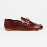 The Buckle Loafer in Oxblood