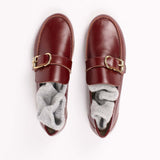 The Buckle Loafer in Oxblood