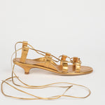 The Sparta Heel in Metallic Bronze