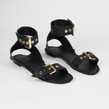 The Gladiator Sandal in Black