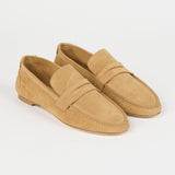 The Unlined Penny Loafer in Ambra