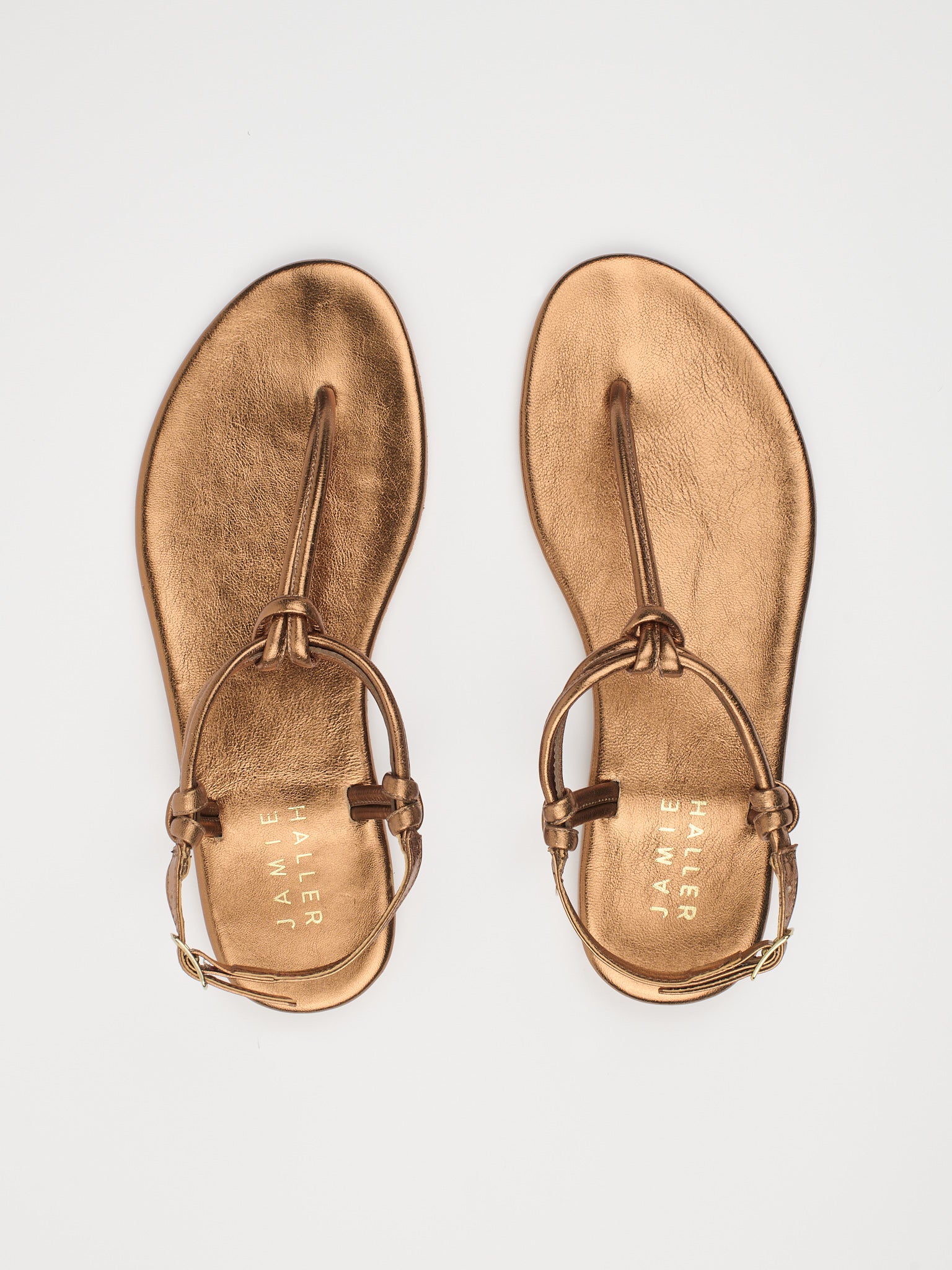 The Knot Sandal in Gold