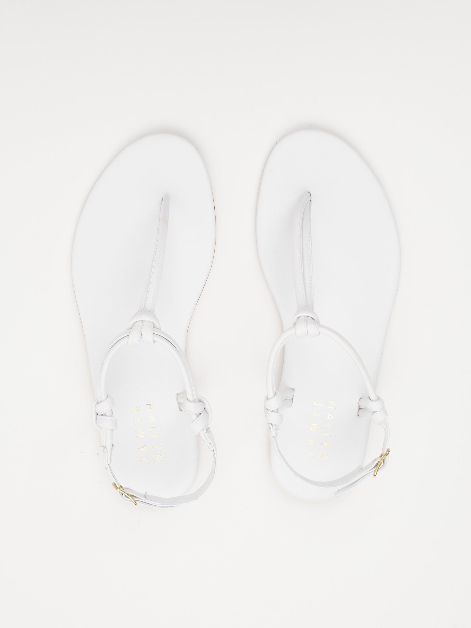 The Knot Sandal in White