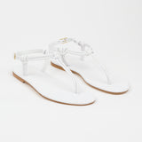 The Knot Sandal in White