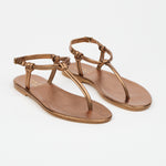 The Knot Sandal in Gold