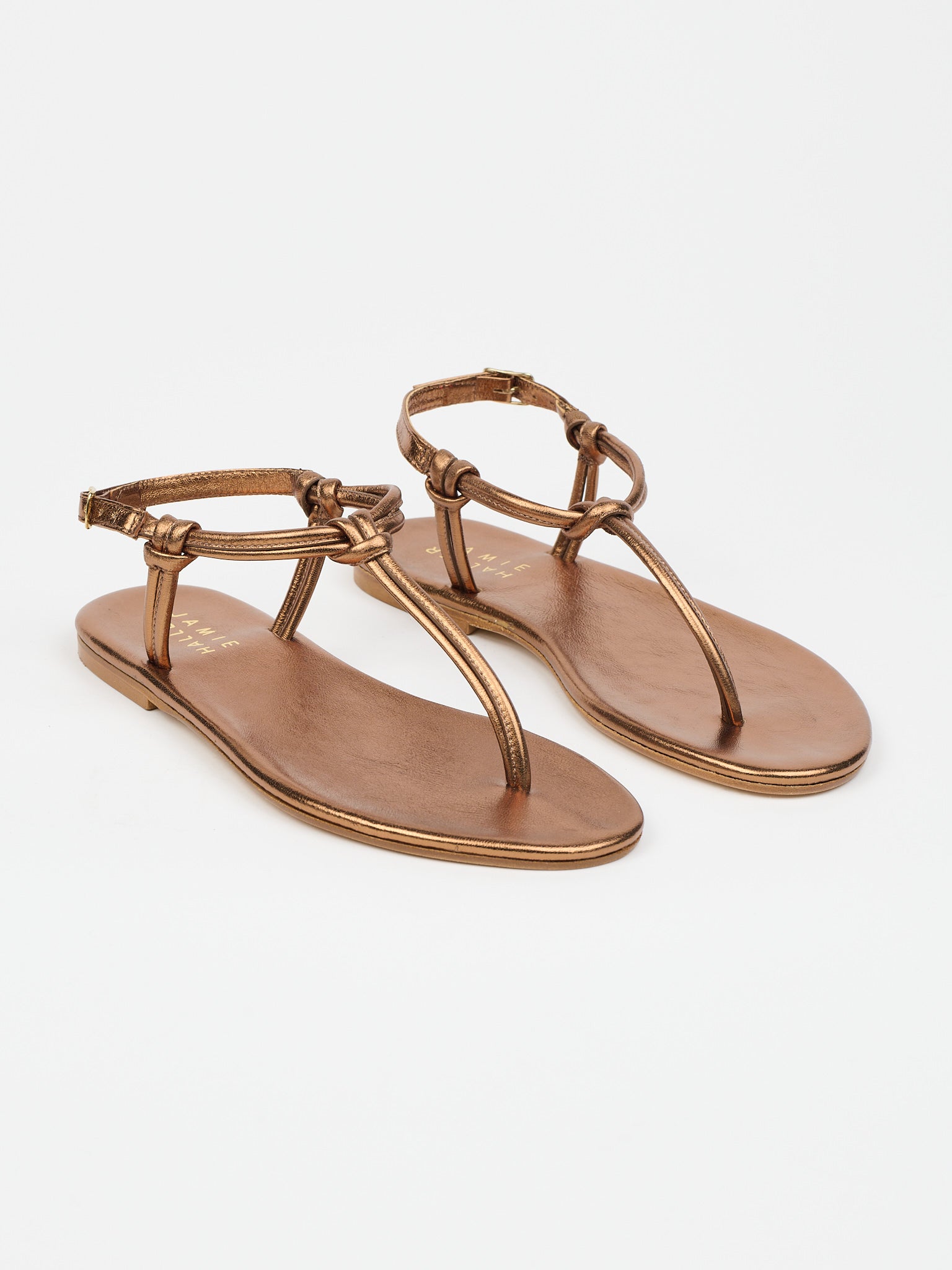 The Knot Sandal in Gold