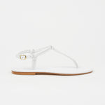 The Knot Sandal in White