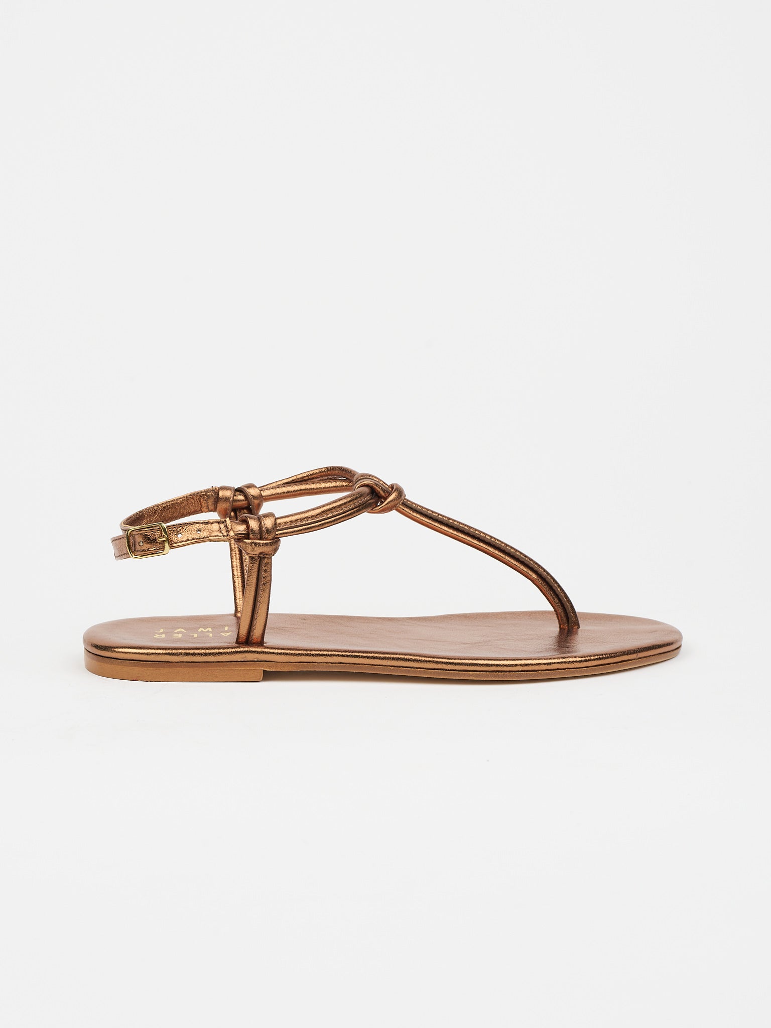 The Knot Sandal in Gold