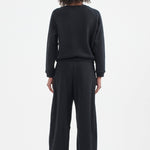 The Arc Lounge Pant in black. On body back - Jamie Haller