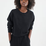 The Arc Lounge Pant. On body front - Jamie Haller