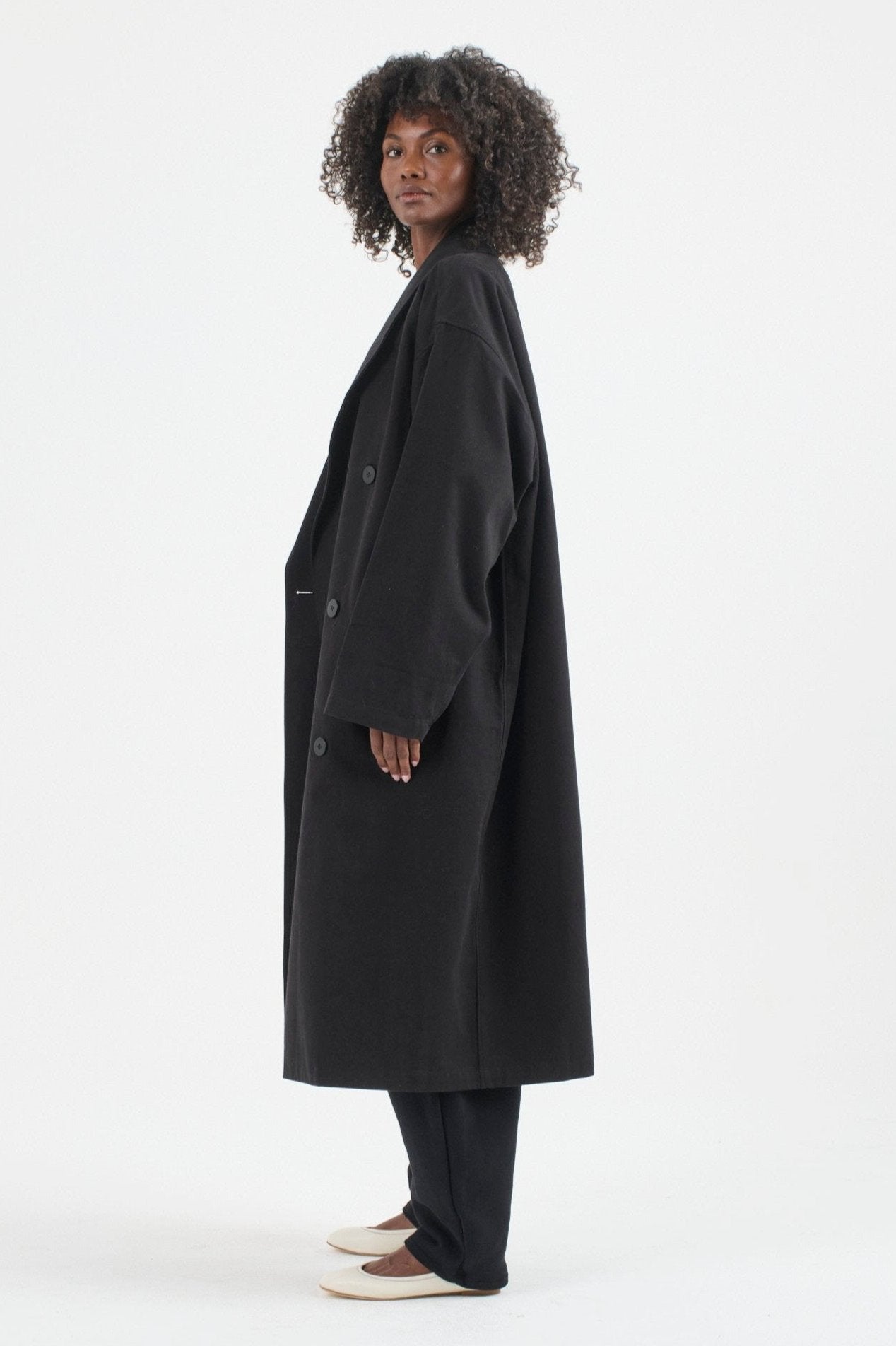 The Arc Lounge pant in black on body - Jamie Haller