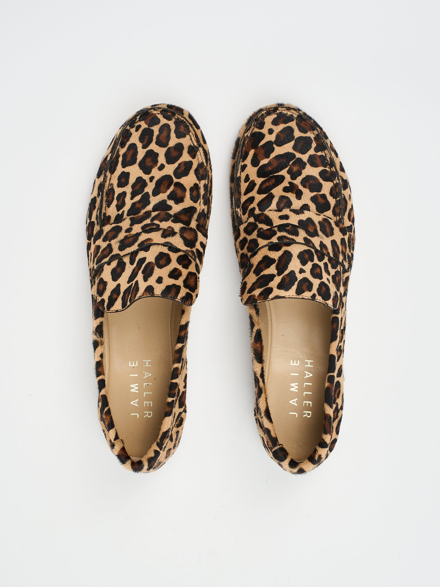 The Penny Loafer in Ponyhair Leopard Flat