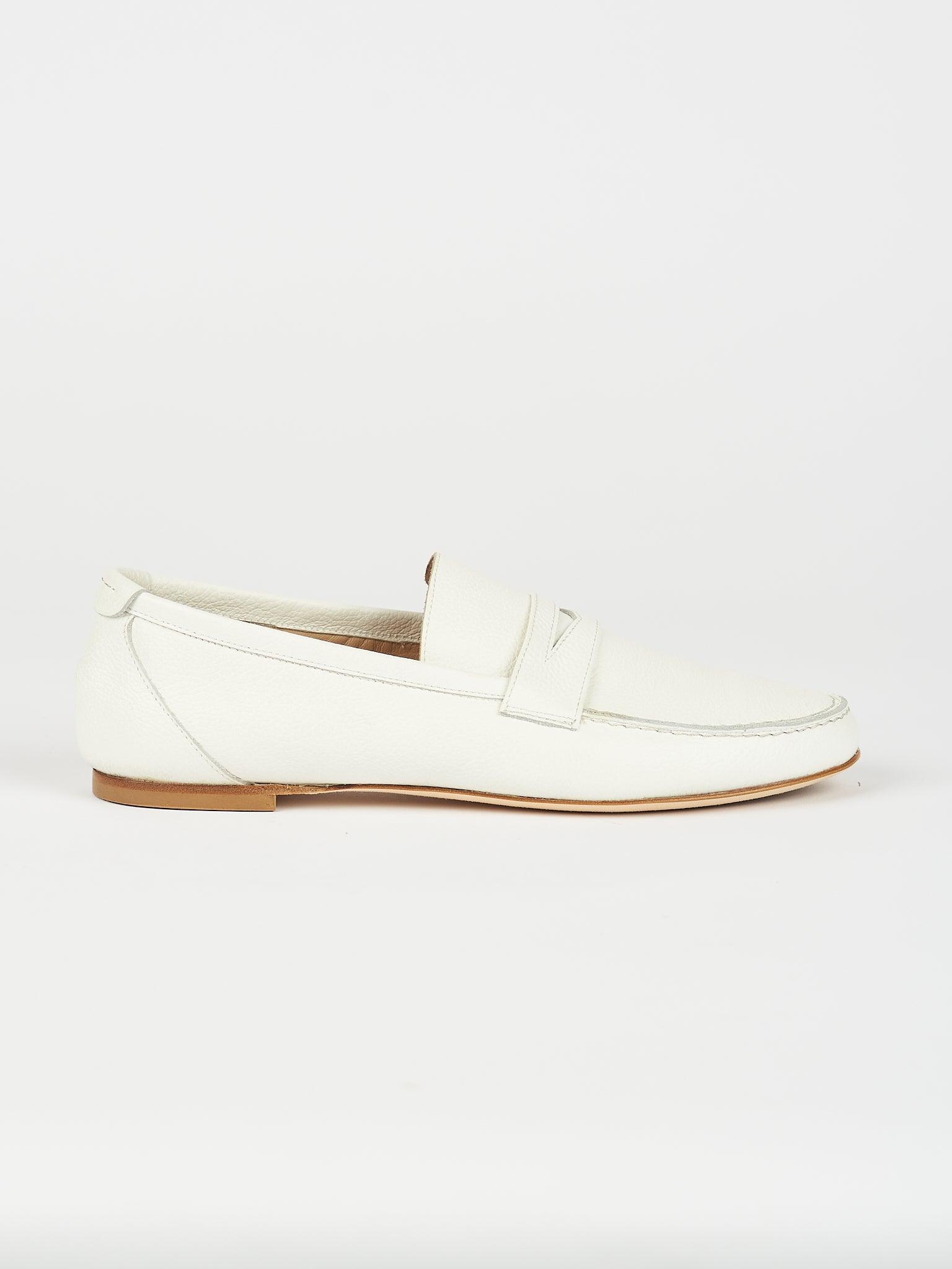 The Penny Loafer in White - Jamie Haller