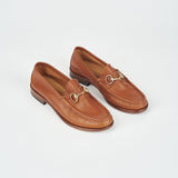 Bit Loafer in Cognac Angled Front View