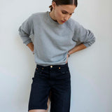 The Daily Sweatshirt in Heather Grey