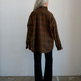 The Big Shirt Flannel in Browns