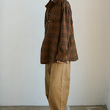 The Big Shirt Flannel in Browns