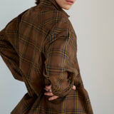 The Big Shirt Flannel in Browns