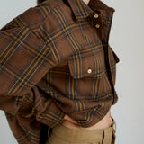 The Big Shirt Flannel in Browns