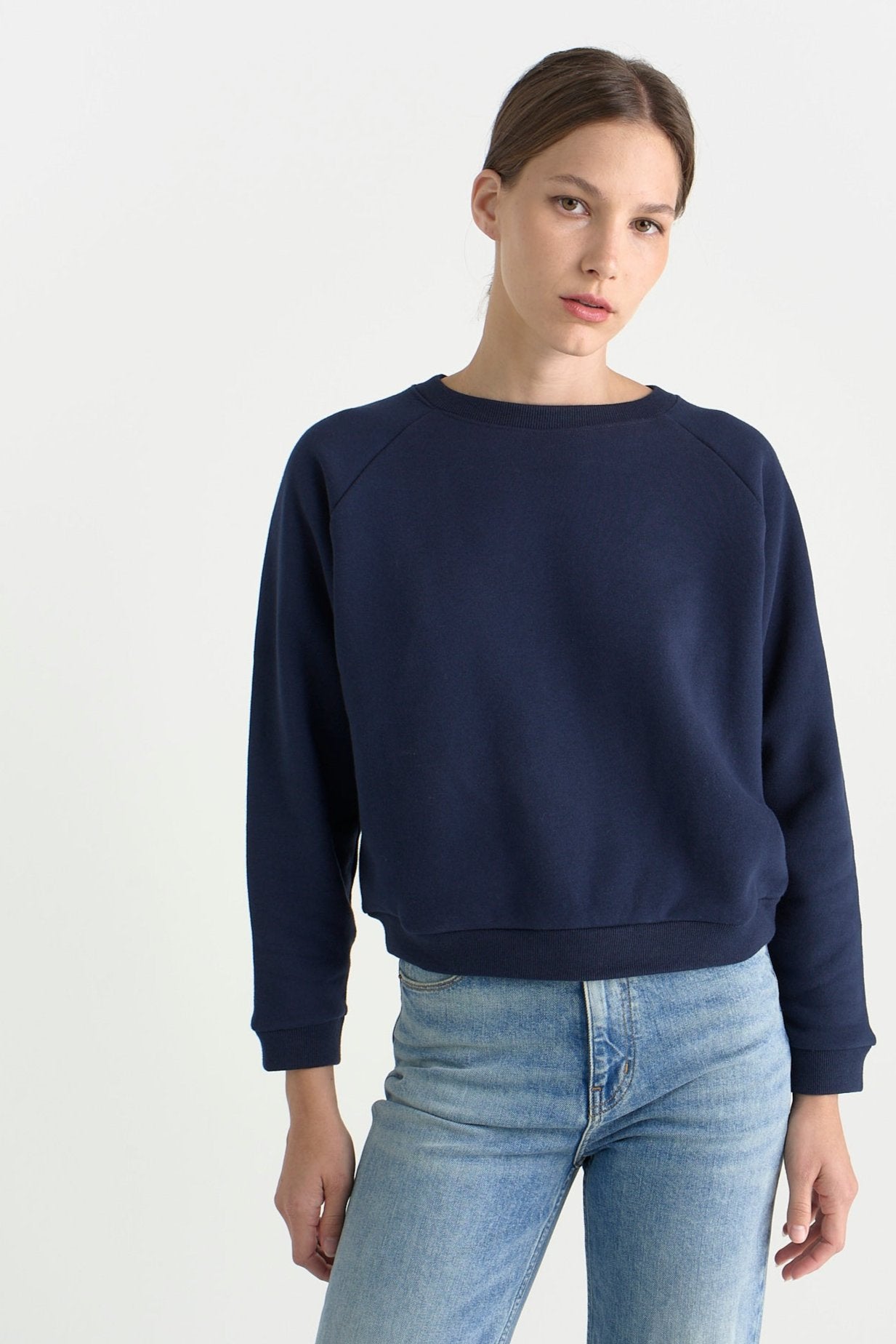 The Daily Sweatshirt in Navy - Jamie Haller