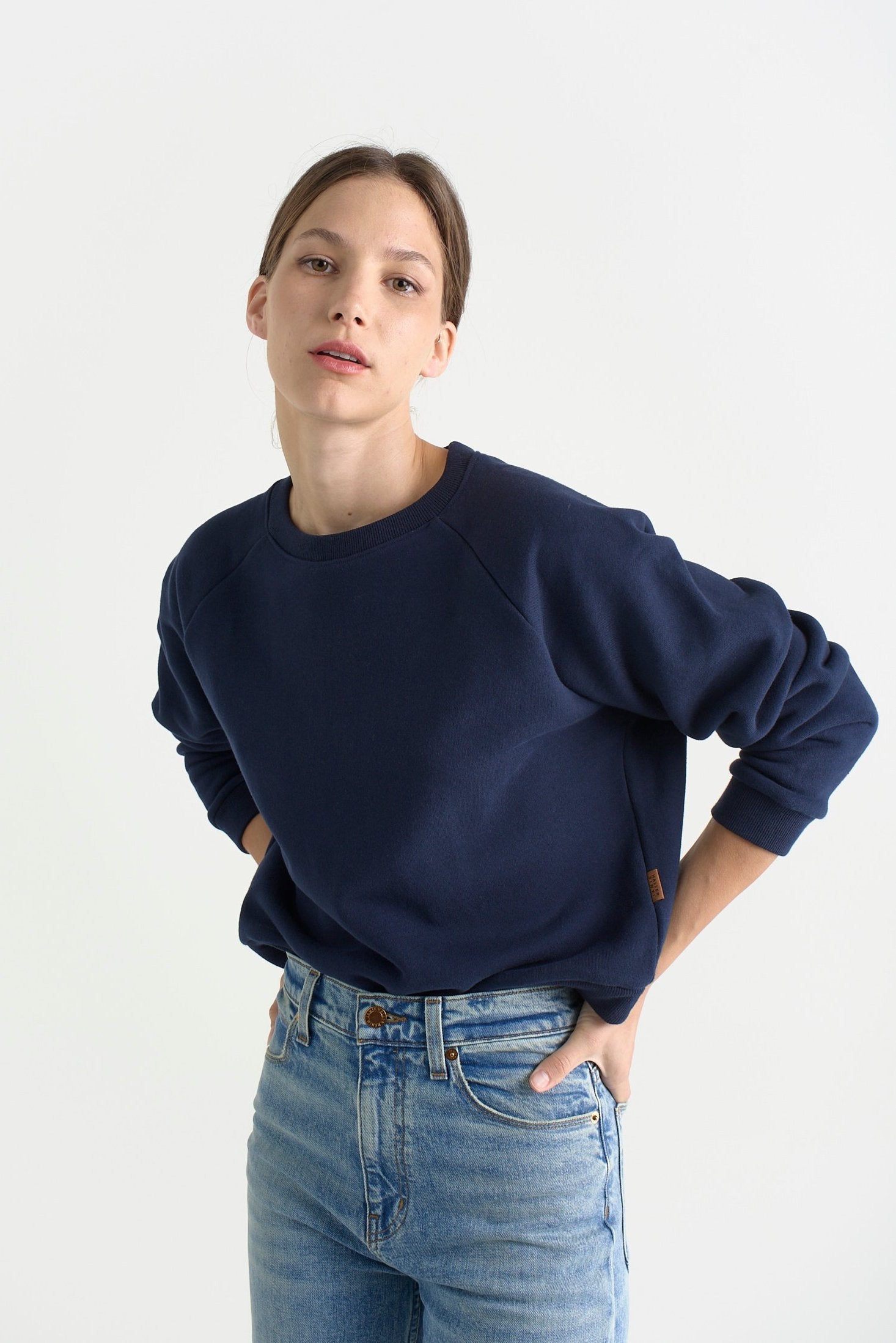 The Daily Sweatshirt in Navy - Jamie Haller