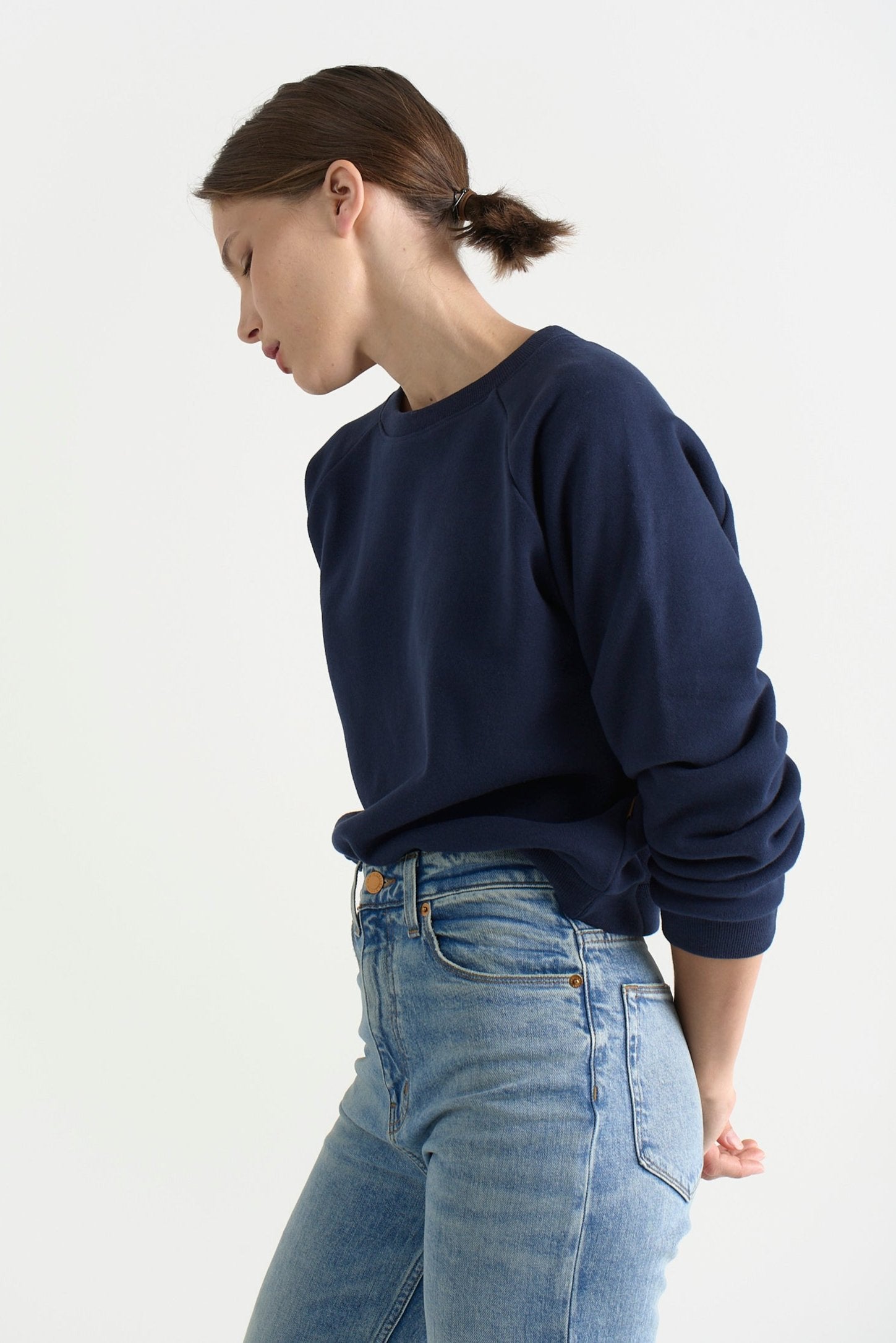 The Daily Sweatshirt in Navy - Jamie Haller
