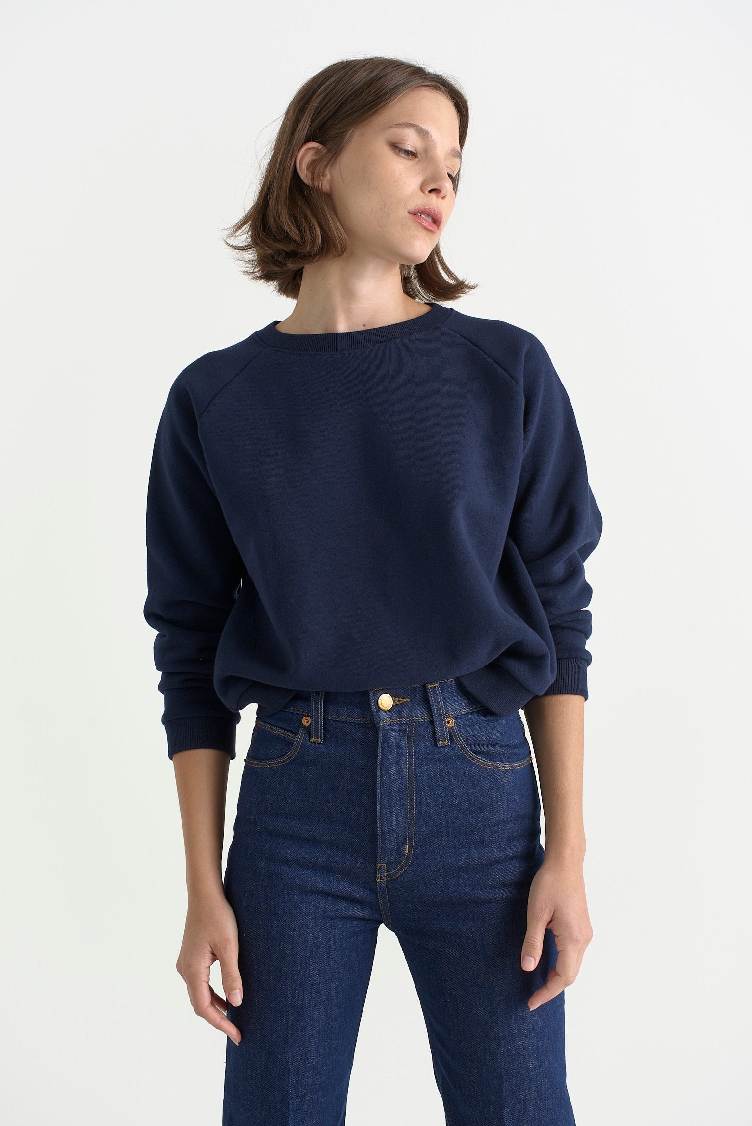 The Daily Sweatshirt in Navy - Jamie Haller