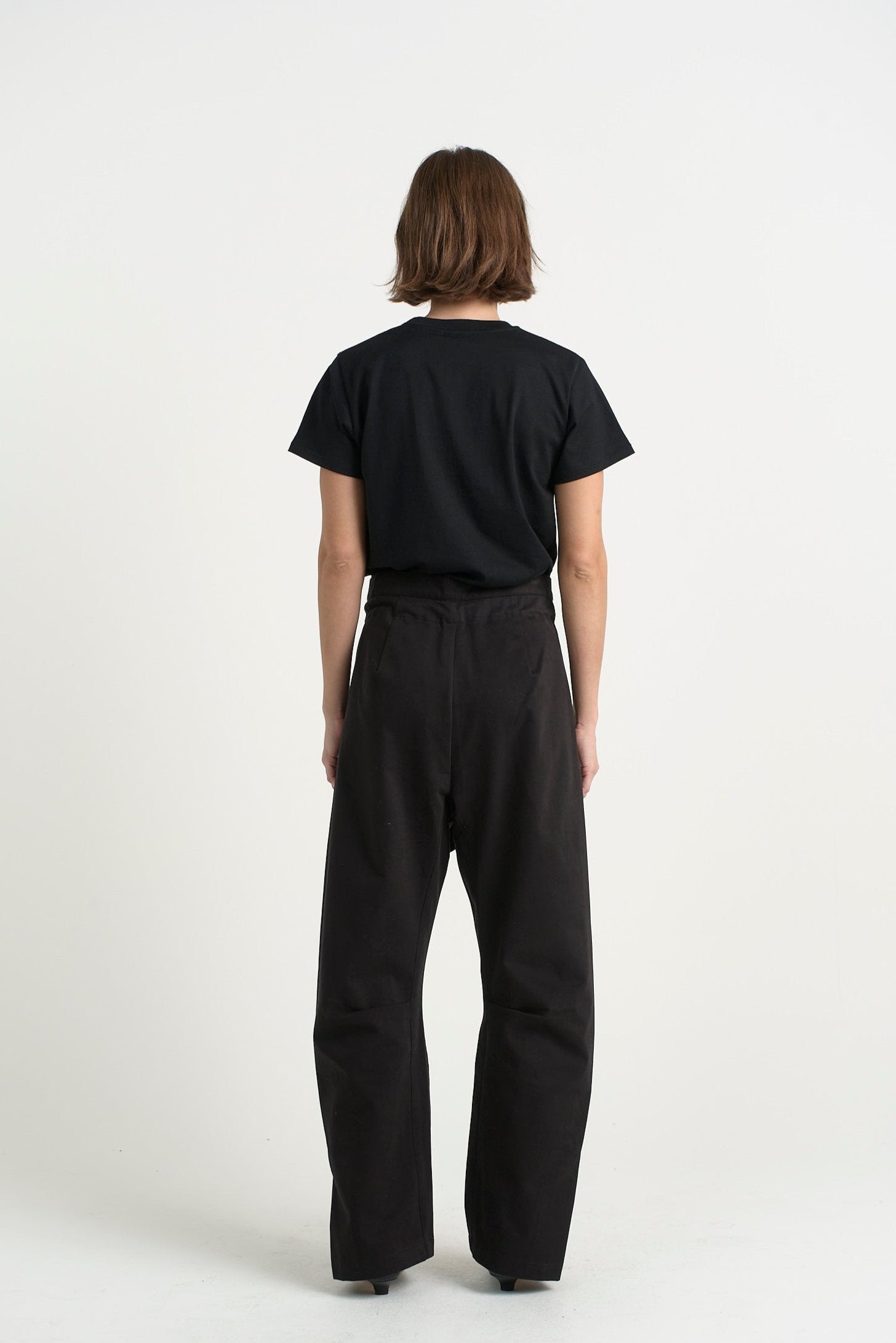 The Everything Pant in Black. On body back - Jamie Haller