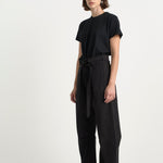 The Everything Pant in Black. On body front - Jamie Haller