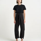 The Everything Pant in Black. On body front - Jamie Haller