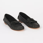 Camp Loafer in Black Angled Front View