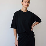 The Boxy Tee in Black