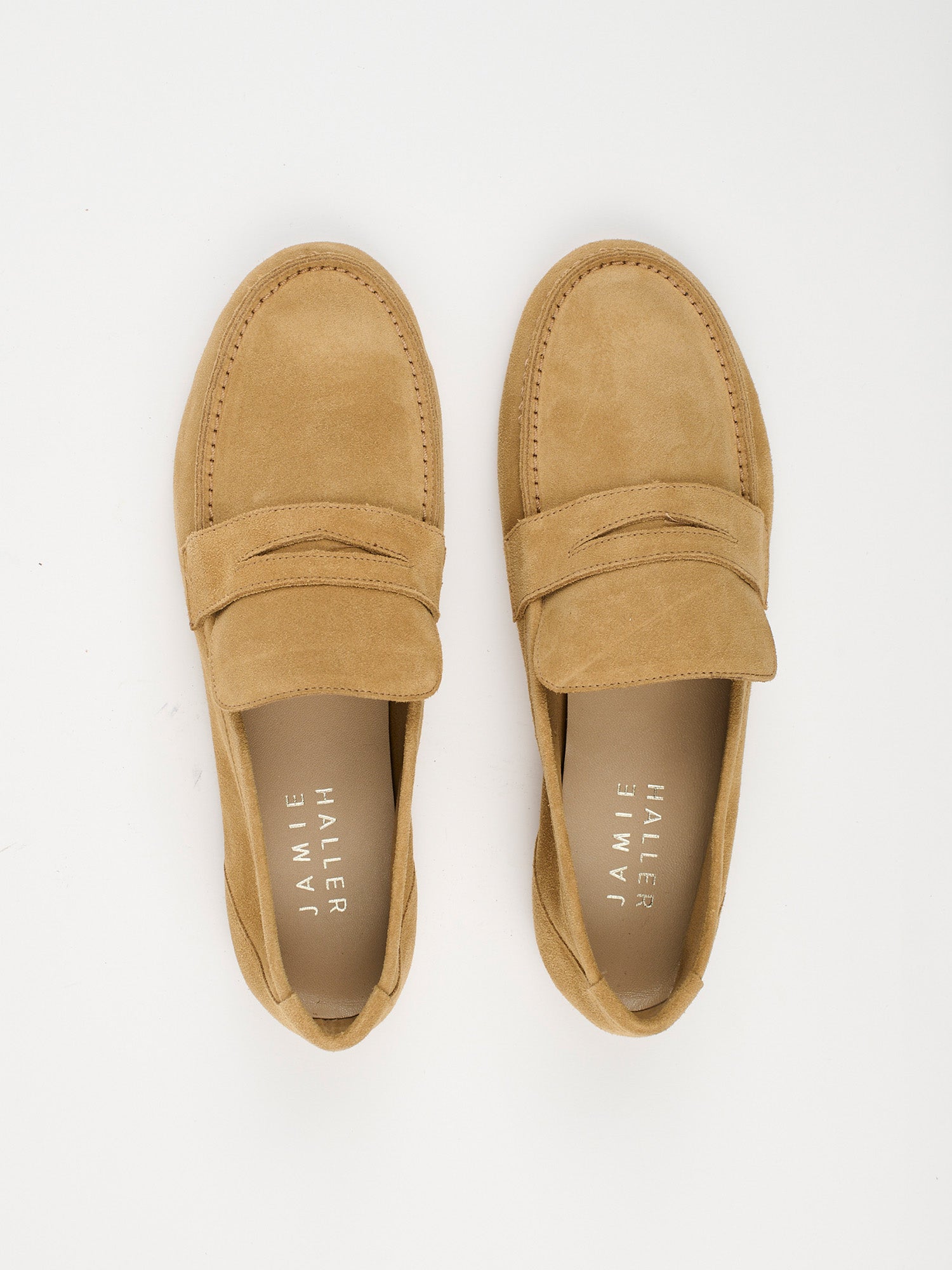 The Unlined Penny Loafer in Ambra