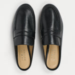 The Penny Loafer Mule in Black