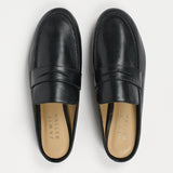 The Penny Loafer Mule in Black