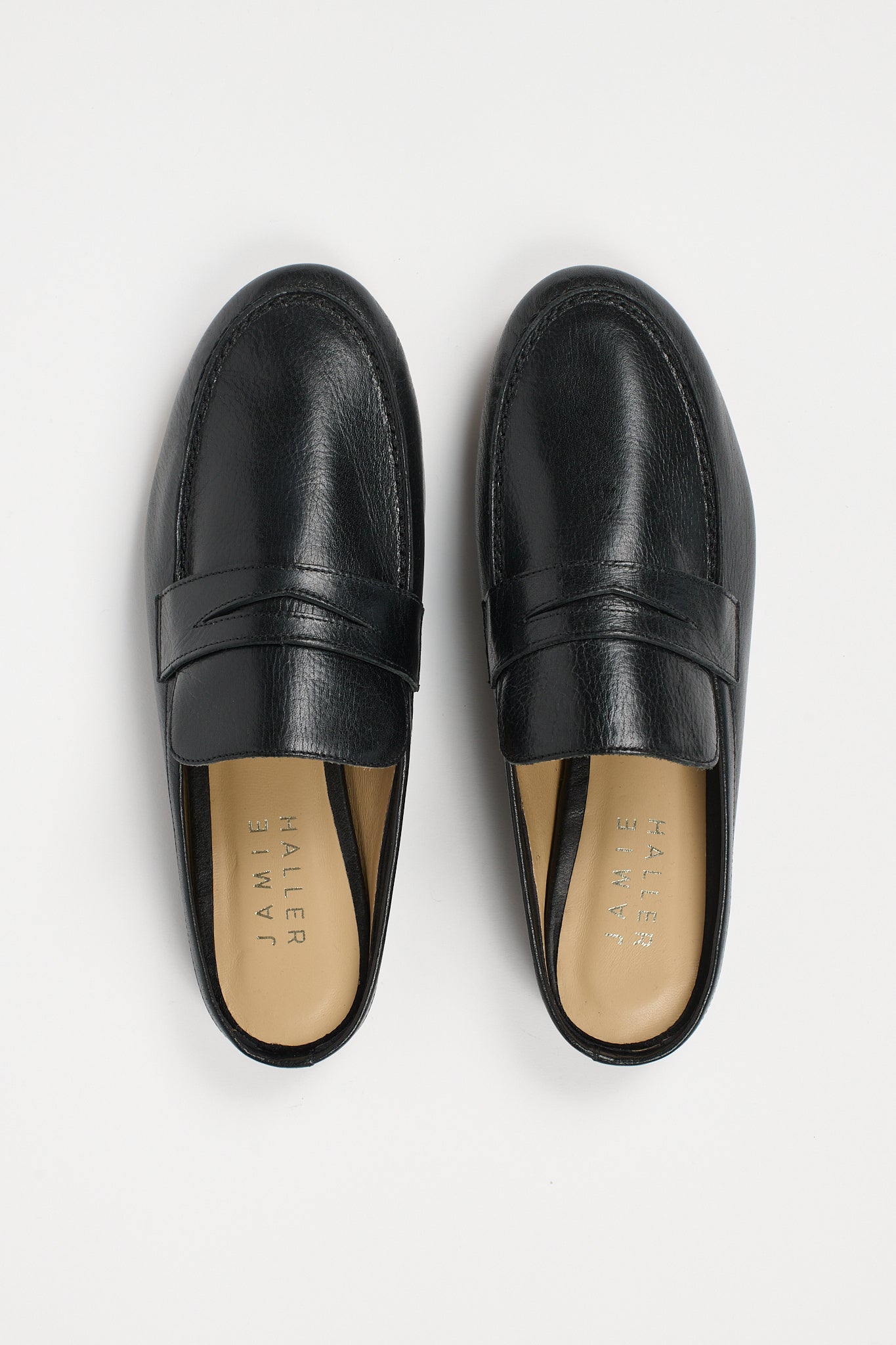 The Penny Loafer Mule in Black