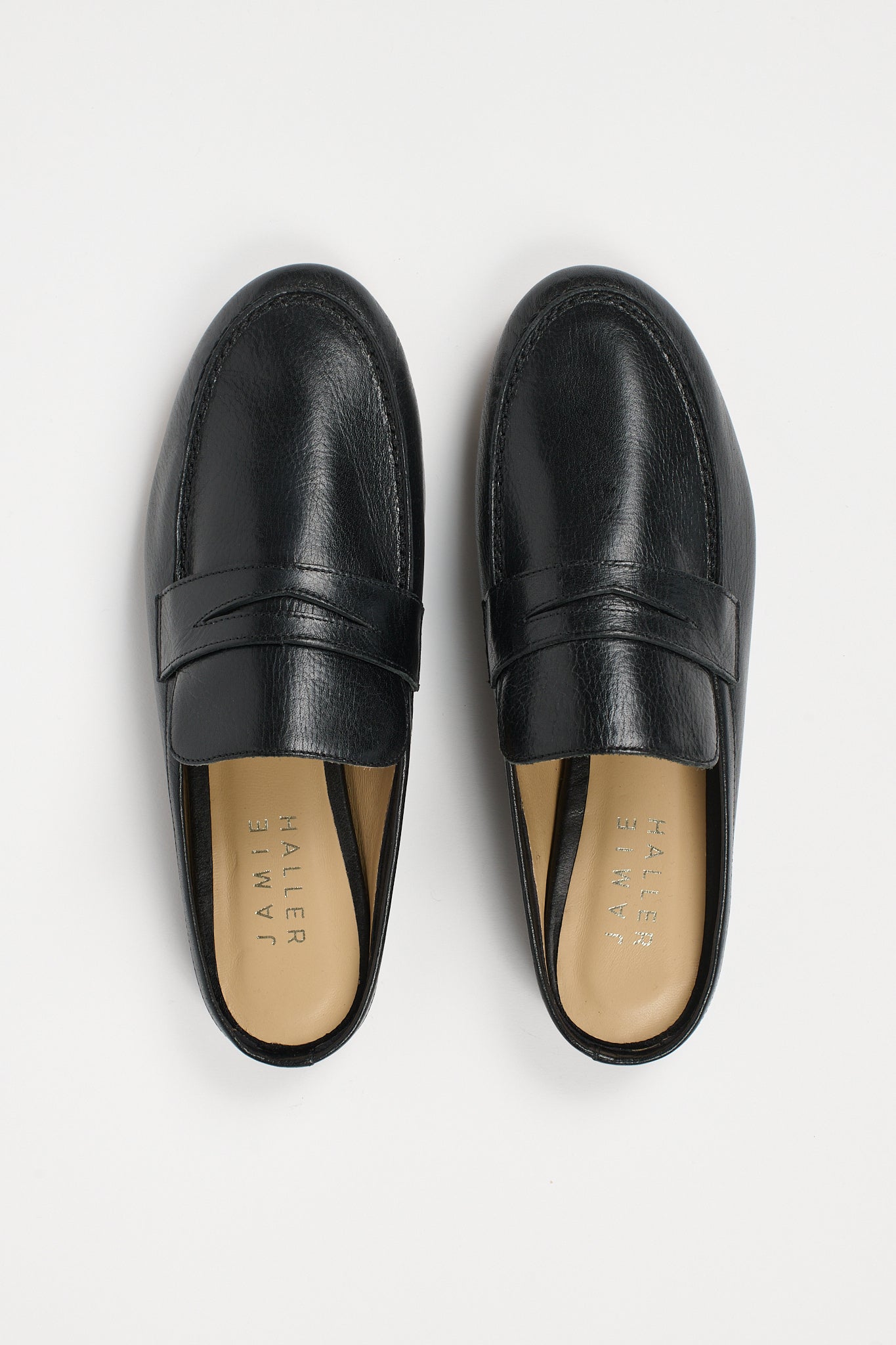 The Penny Loafer Mule in Black