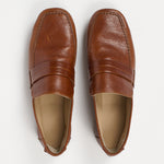 The George Slipper in Cuoio