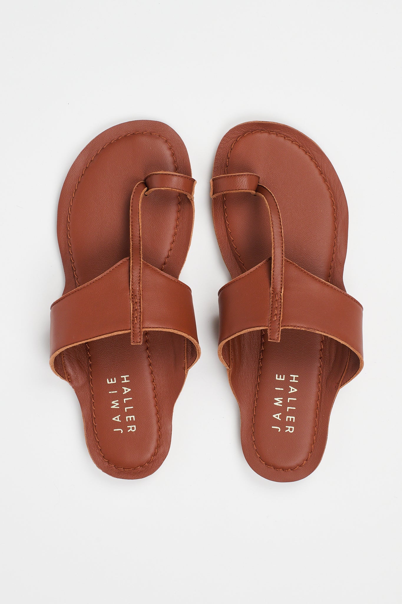 The Toe Thong in Cognac